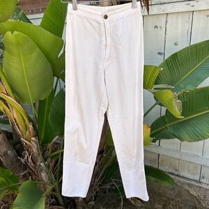 Vintage 90s For Play USA Pink Polka Dot High Waist Tapered Pants 22x25